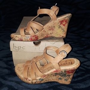 NWOT b.o.c. Wedge Sandals